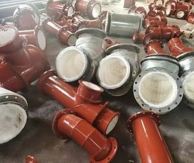 電廠(chǎng)除灰耐磨管件